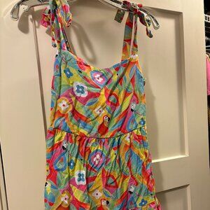 Kenny Flowers Tropical Bird Sundress